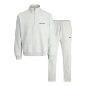 JACK & JONES Trenirka za tek JORNORREBRO pegasto bela