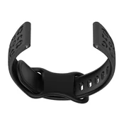 INF Dvobarvni silikonski pašček za uro Huawei GT4/5, Samsung, Garmin Grey+Black 20 mm, (21741675)