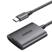 shumee Čitalnik kartic SD microSD MMC TF USB-C 5 Gb/s - siv