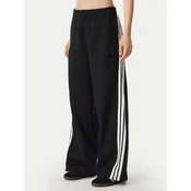 adidas Spodnji del trenirke 3-Stripes KV9868 Črna Wide Fit