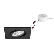 BRUMBERG BB25 IP65 vgradni RC gonilnik okrogel črn - Kopalnica - teksturirana črna barva - Aluminij