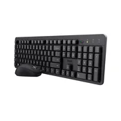 Trust ODY II WL Set bežicna tastatura + miš, QWERTY, Crna