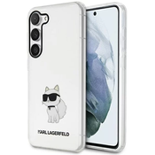 Karl Lagerfeld Samsung Galaxy S23+ transparent hardcase Ikonik Choupette (KLHCS23MHNCHTCT)