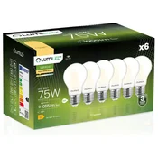 LUMILED 6x LED žarnica E27 A60 8W = 75W 1055lm 3000K Topla 360° ŽARNICA Z ŽARILNO NITI