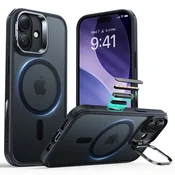 Hibridni ovitek ESR Classic Hybrid HaloLock Kickstand za iPhone 17 - frosted black