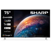 Sharp 75JP7265E 4K Ultra HD QLED MiniLED Google TV 189 cm (75)