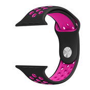 Apple Watch Sport Silicone Strap black rose S/ M 42/ 44/ 45mm