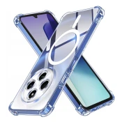 Hibridni ovitek Techsuit Shockproof MagSafe za Xiaomi Redmi 14C/Poco C75 - clear