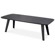 Casa Padrino luxury dining table black gray 245 x 109.5 x H. 77 cm - Rectangular solid wood kitchen table - Dining room furniture - Luxury furniture - Luxury furnishings
