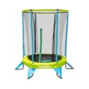 Otroška trampolina, premera 140 cm, modra/zelena