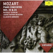 MOZART:PIANO CONCERTOS 23 & 24/SERKIN/ABBADO