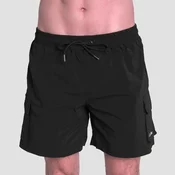 GymBeam Moške kopalne hlače Cargo Black