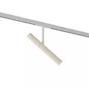Sodobni reflektor bež z belo za enofazni sistem tirnic - Slimline Avery
