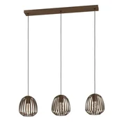 Eglo Viseča svetilka 901098 ESPINAL 3xE27/40W bronz