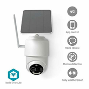 NEDIS IP kamera 4G Solar/ Vanjska/ IP65/ Wi-Fi/ 1080p/ PIR senzor/ USB-C/ microSD/ Night Vision/ And