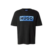 HUGO Majica Nalien  modra / črna