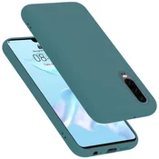 Cadorabo CADORABO Ohišje, združljiv s Huawei v tekoči zeleni barvi - zaščitni pokrov iz fleksibilnega silikona TPU, (20585489)