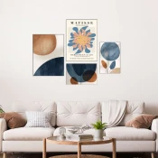 Wallity Slika Mdf-00131, 62x85 cm, 4 dela