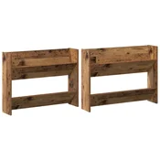 Vidaxl omara za čevlje 2 szt. Star les 80 x 18 x 60 cm Konstruiran les