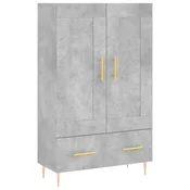 Vidaxl Visoka omara 69,5x31x115 inženirski les
