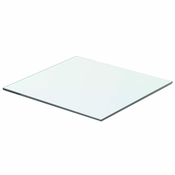 Ploca za police staklo prozirna 40 x 30 cm