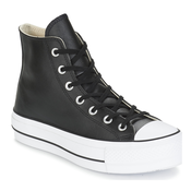 Converse Visoke superge CHUCK TAYLOR all star LIFT CLEAN LEATHER HI Črna
