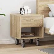Nocni ormaric Sonoma hrast 40,5 x 40 x 48 cm Konstruirano drvo