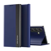 MG Sleep Case Pro knjižni ovitek za Samsung Galaxy S25 Edge, modro