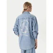 Billabong Jeans srajca Down The Coast EBJWT00122 Modra Oversize
