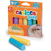 Carioca Chodniške krede BABY MAXI COLORED 6 kosov