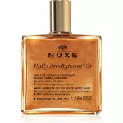 NUXE večnamensko suho olje z bleščicami za obraz telo in lase Huile Prodigieuse OR, 50ml