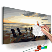 Slika za samostalno slikanje - Beach (Sunrise) 60x40