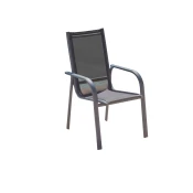Hanah Home Baštenska stolica Lena, 66 x98 x59 cm, Antracit