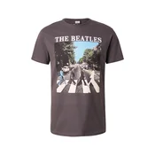 AMPLIFIED Majica THE BEATLES - ABBEY ROAD  svetlo modra / antracit / smaragd / bela
