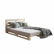 Terconwood Paletna postelja 140x200, z naslonom