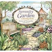 Serenity Garden Coloring Book