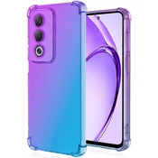 GS Ovitek za Oppo A80 Gradient, odporen proti padcem, vijoličen/moder