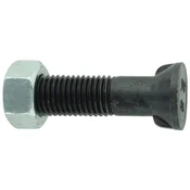 Plužni vijak z matico M20x2,5 dolžine 80 mm 8,8 DIN 11014 2 plužna nastavka 2080148
