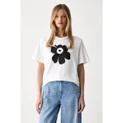 Marimekko Majica ERNA  črna / bela