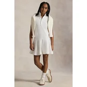Otroška obleka Polo Ralph Lauren bela barva, 313624740003