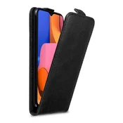 Cadorabo Cadorabo Ohišje, združljivo z Samsung Galaxy A20s v nočna črna - Zaščitni ovitek v obliki flipa z magnetnim zapiranjem, (20563455)