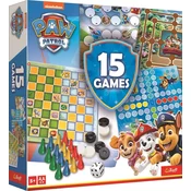 Trefl Set 15 družabnih iger Paw Patrol