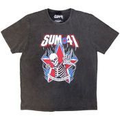 Sum 41 Majica All Killer No Filler Skeleton Unisex Charcoal Grey 2XL