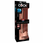KING COCK 12” 3D With Balls dildo
