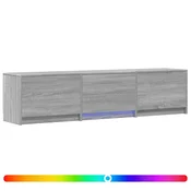 Vidaxl TV omarica z LED osvetlitvijo Siva Sonoma 165 x 34 x 40 cm