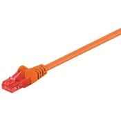 Omrežni kabel UTP CAT6 0.5M oranžen PVC