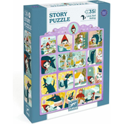 DJECO Rdeča kapica Zgodba Puzzle 35 kosov