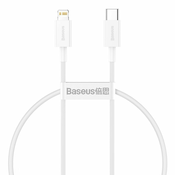 Kabel Baseus Superior Series Cable USB-C to Lightning, 20W, PD, 0,25m (white) (6953156205291)