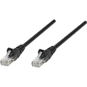 Intellinet RJ45 mrežni priključni kabel CAT 6 U/UTP [1x RJ45-utikač - 1x RJ45-utikač] 3 m crni, Intellinet