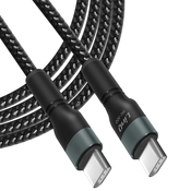 LINQ 60 W USB-C v USB-C kabelska tehnologija za napajanje, dolžina 3 m LinQ - črna, (20649955)